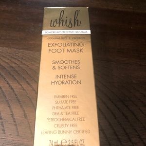 Whish Exfoliating Foot Mask and Tarocco Foot Scrub with exfoliator - All New